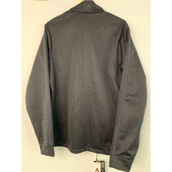 VGK Antigua Full-Zip Golf Jacket Mens M Black Scuba Fleece Lined NHL 7645 - Picture 13 of 14